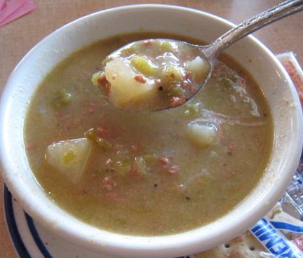 Green chile stew.