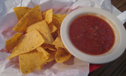 Chips and salsa at Mary & Tito's