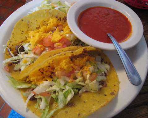 An order of two tacos