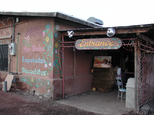 The entrance to the Golden Crown Panaderia is your entrance to heavenly breads and pastries.