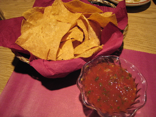 Salsa and chips
