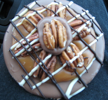 Maybe the best chocolate turtle in the Duke City.