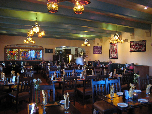 The interior of the Turquoise Room