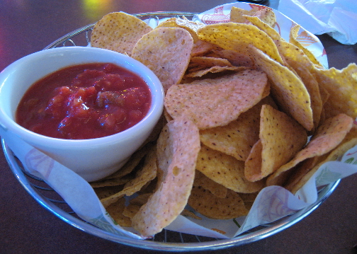 Salsa and chips