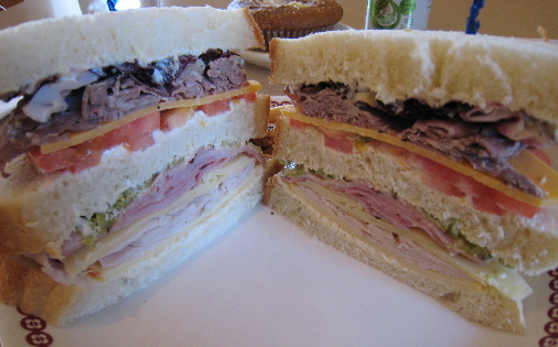 A "Have Your Cake" Dagood Sandwich