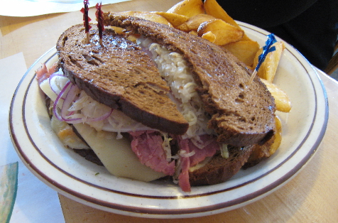 The triple-stacked Uncle Reuben