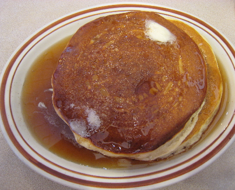 Pancakes with syrup Pancakes with syrup
