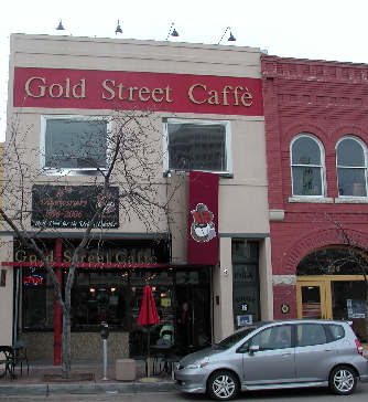 The Gold Street Caffe, one of the true downtown revitalization success stories.