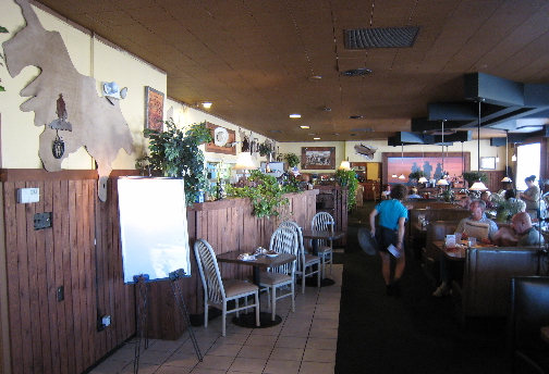 Western themed Roper's Restaurant