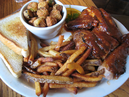 Chicken Dinner-One half pound of barbequed chicken 