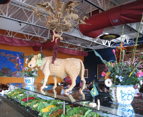 The salad bar at Asado.