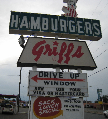 Griff's on Central Avenue, an Albuquerque institution!