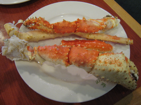Alaskan King Crab on the Sunday buffet