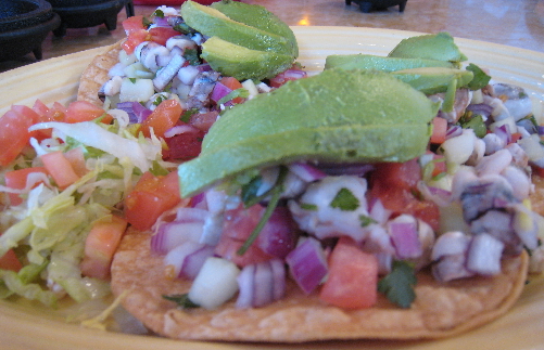 Tostadas de ceviche