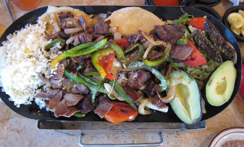 Parrillada de carne asada.