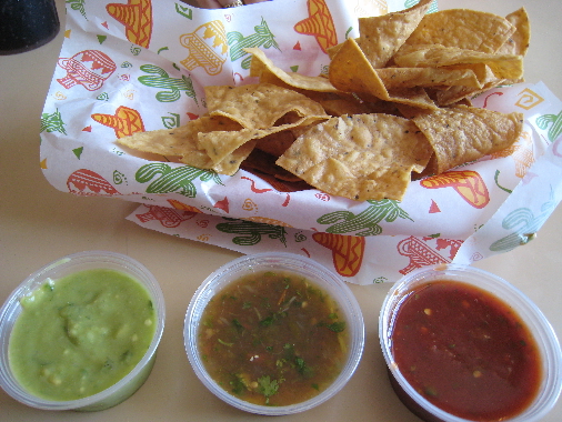 A trio of salsas