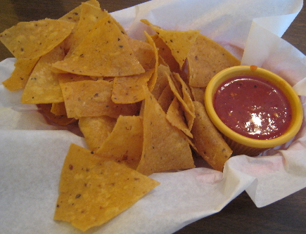 Salsa and chips