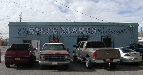 The Siete Mares Restaurant serves up boatloads of mariscos.