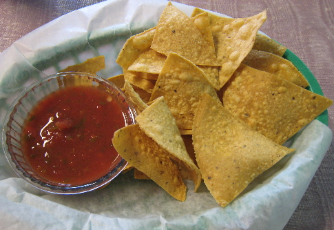 Salsa and chips