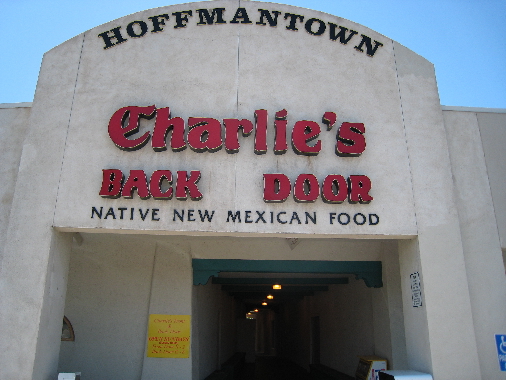 At this point you're 25 feet away from Charlie's back door.