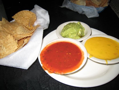Salsa, Con Queso and Guacamole, a wonderful trio...