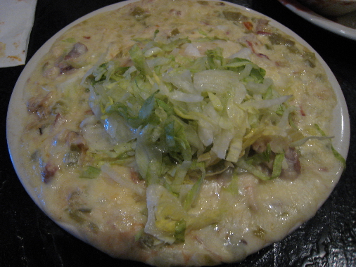 A Charlie's favorite--sour cream enchiladas.