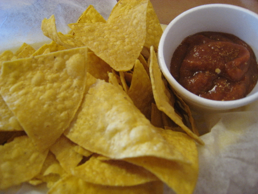 Salsa and chips