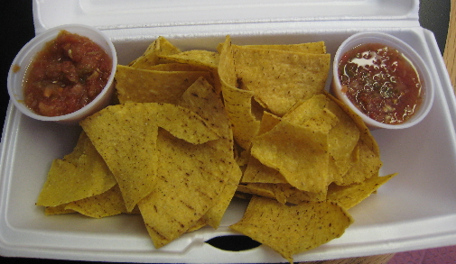 Salsa and chips