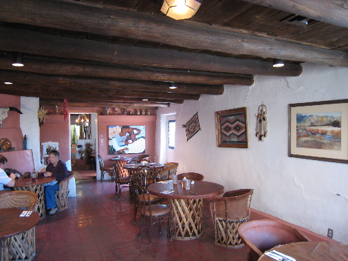 The interior of Las Mananitas
