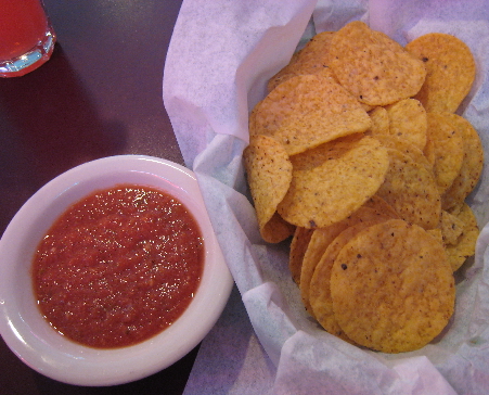 Salsa and chips