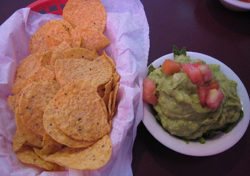 Chips and guacamole