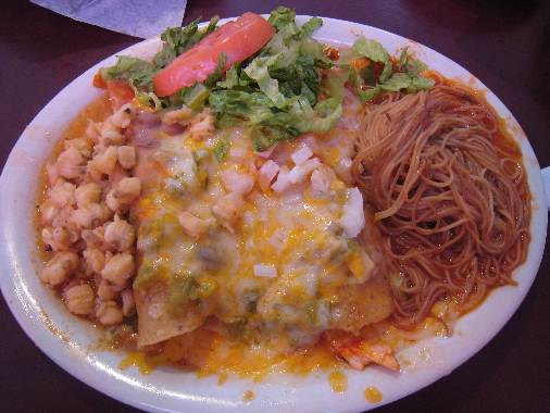 The Grande Enchilada plate