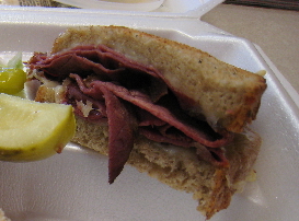 Pastrami sandwich