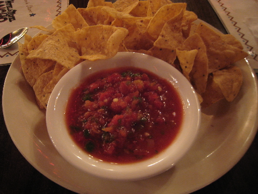 Salsa and chips