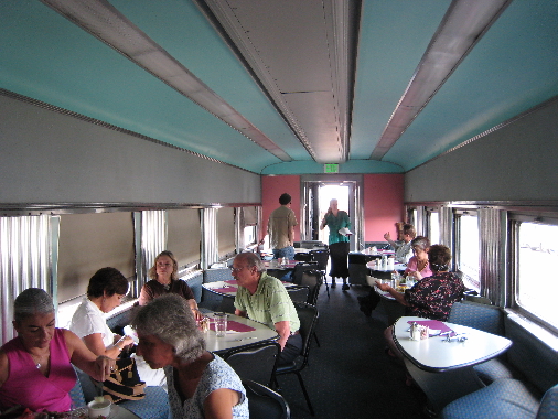 The dining car