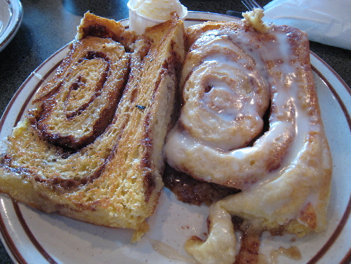 Grilled cinnamon rolls