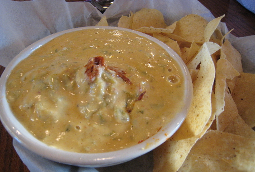 Chile con queso with carne adovada