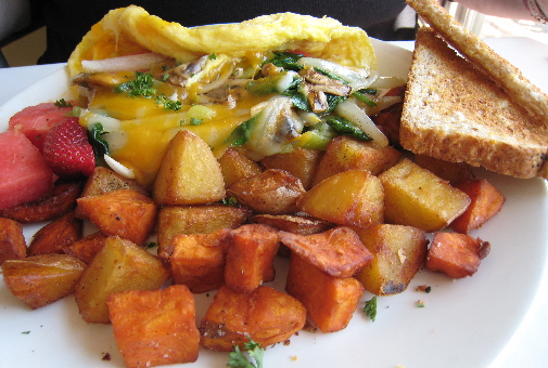 Three egg omelet
