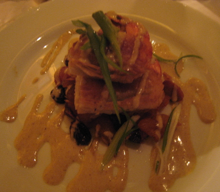 Basil wrapped shrimp