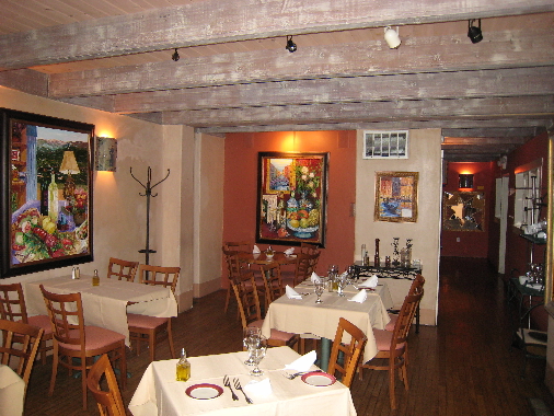 One of the beautiful dining rooms