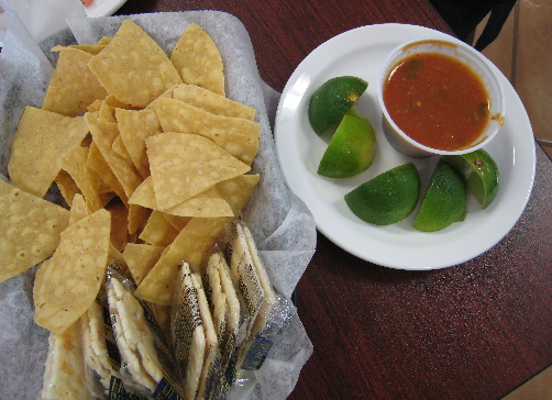 Salsa and chips