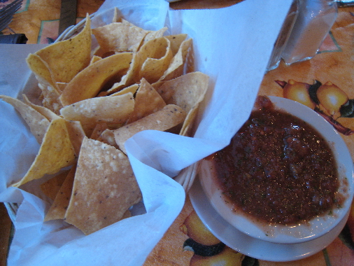 Salsa and chips