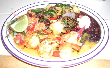 Camarones en tequila