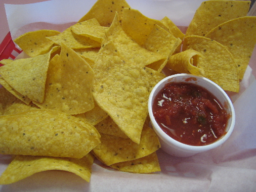 Salsa and chips