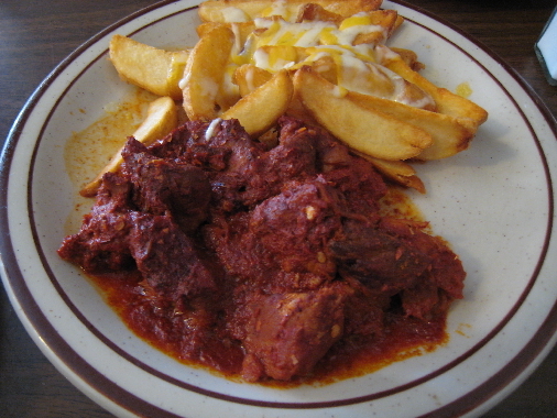 Carne adovada with potatoes