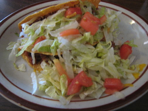 Two crisp tacos