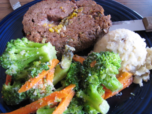 New Mexico Meatloaf, a specialty of the house