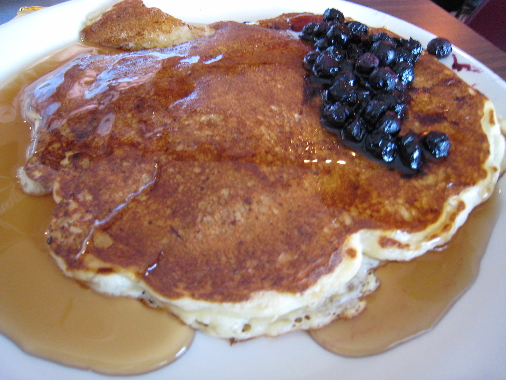Lemon ricotta pancakes