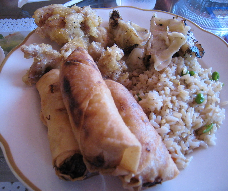 From the buffet