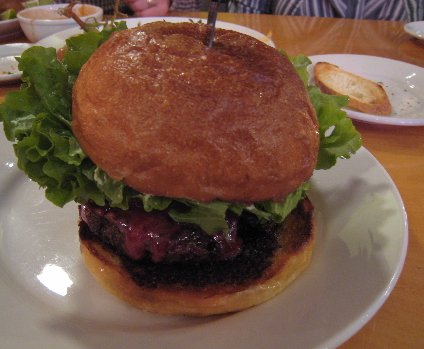 The Belvedere Wine Cheeseburger